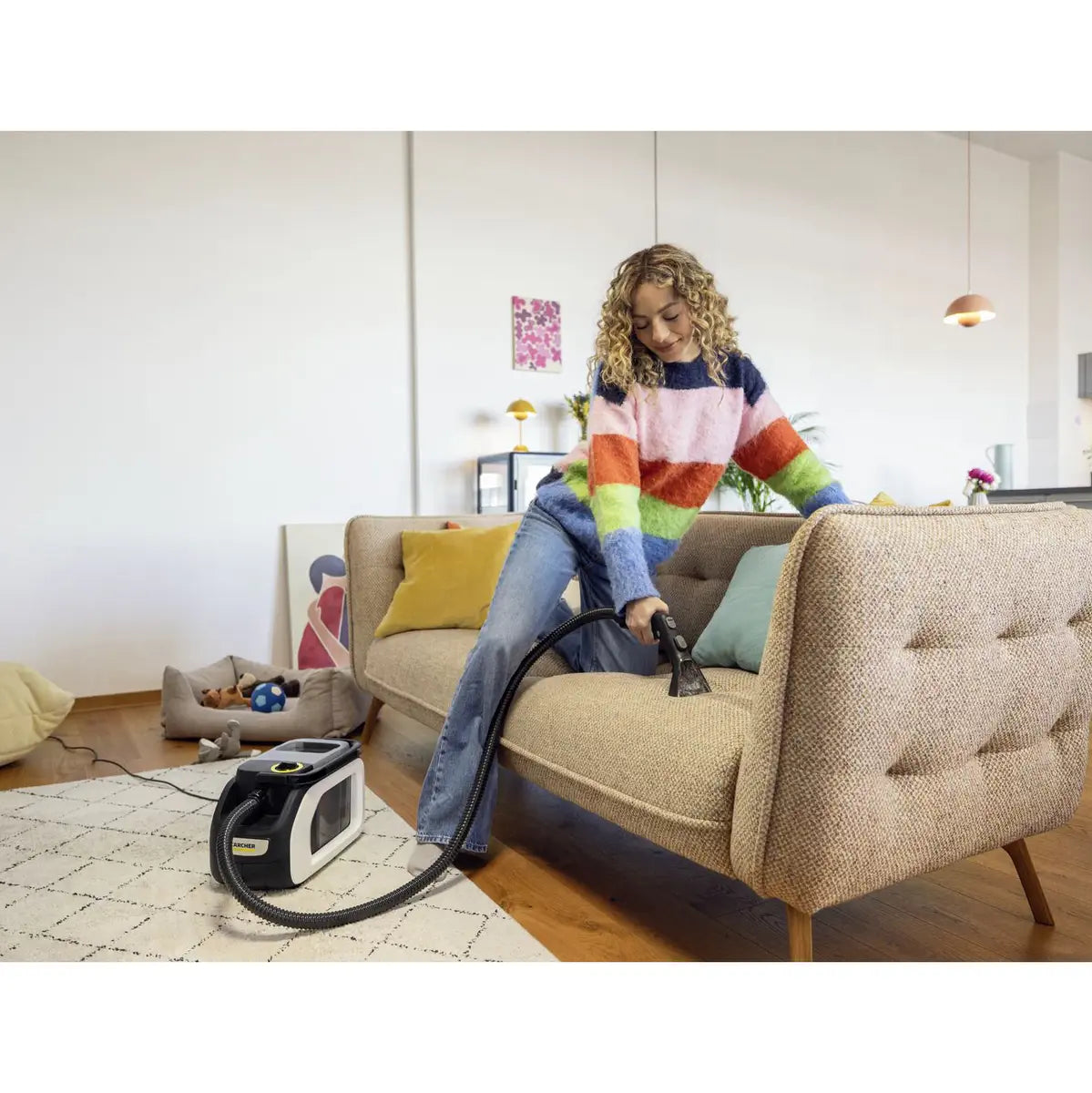 Karcher SE 3 Compact Home Corded Spray Extraction Cleaner, 1.081-534.0 (500 W, 1.7 L)