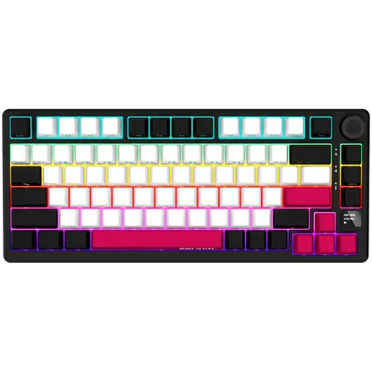 LORGAR KBP7075W 75% Wireless Mechanical Gaming Keyboard Pro, Tri-Mode RGB
