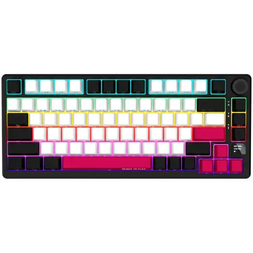 LORGAR KBP7075W 75% Wireless Mechanical Gaming Keyboard Pro, Tri-Mode RGB