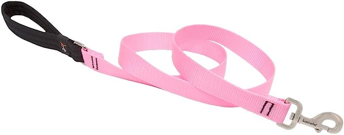 LupinePet Harness Leash for Dogs Pink 4ft x 1"