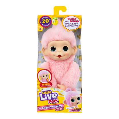 Little Live Pets My Baby Mini Monkey - Luna Lemon