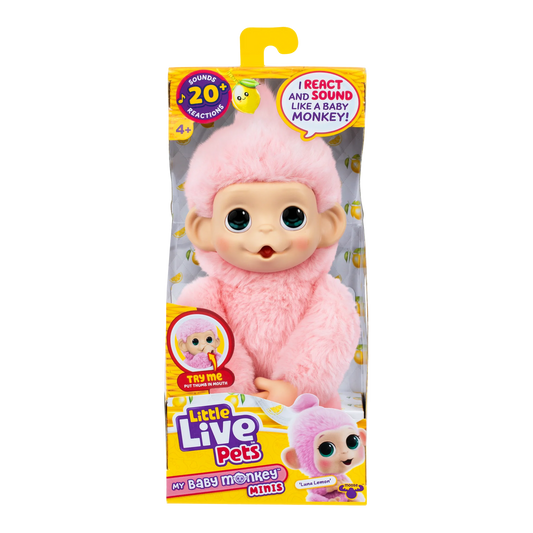 Little Live Pets My Baby Mini Monkey - Luna Lemon
