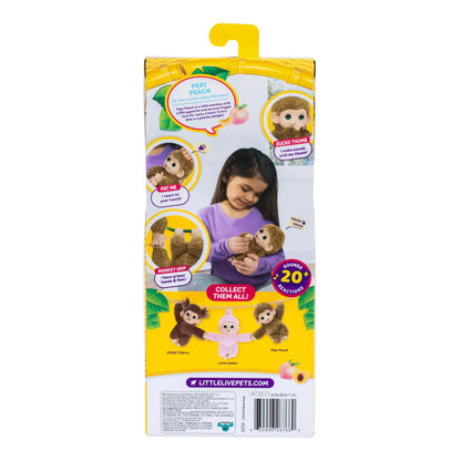 Little Live Pets My Baby Mini Monkey - Pepi Peach