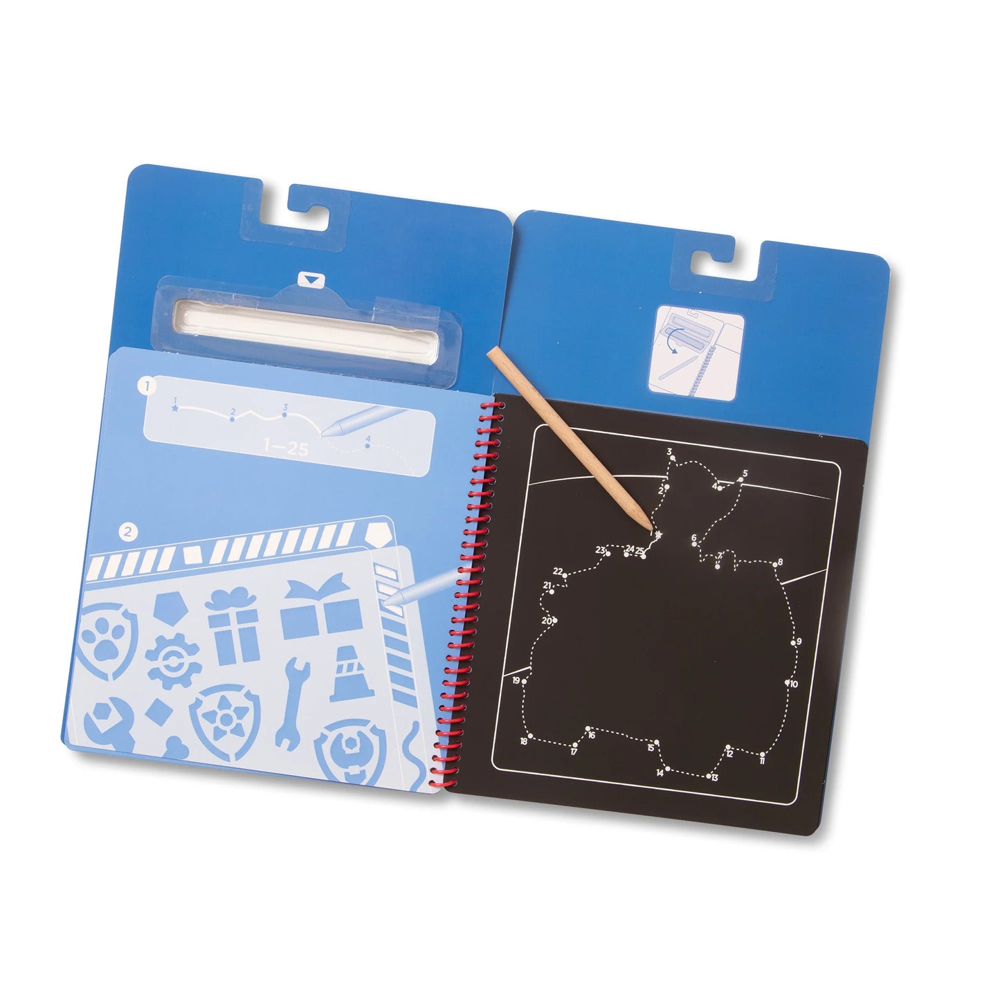 Melissa and Doug Paw Patrol Scratch Art Pad - Chase