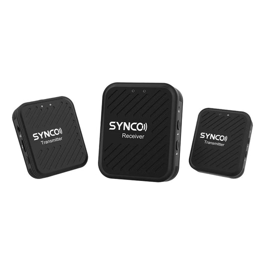 SYNCO G1A2-Pro 2.4G Wireless Microphone - Black