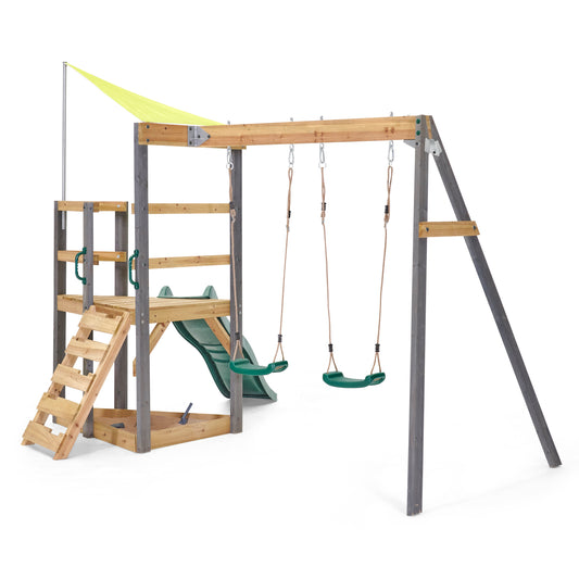 Plum - Barbary Wooden Playcentre with Swing and Slide