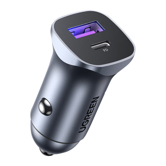 UGreen 2-Port, 30W Fast Car Charger CD130