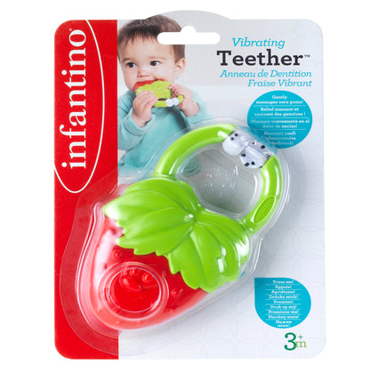 Infantino - Strawberry Vibrating Teether