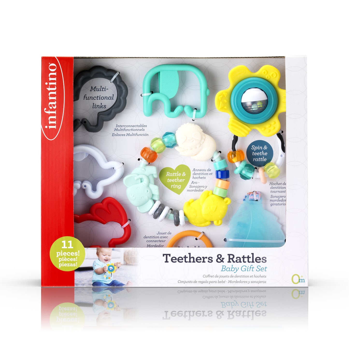 Infantino - Teether & Rattles Baby Gift Set