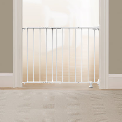 Summer Infant 2-in-1 Simple to Secure Stairway & Hallway 42" Wide Safety Gates  - White