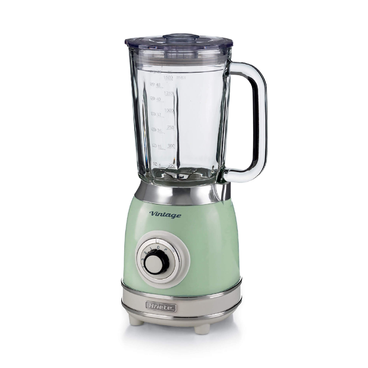 Ariete Vintage Blender Glass + 2Mill Cream/Green 583/25