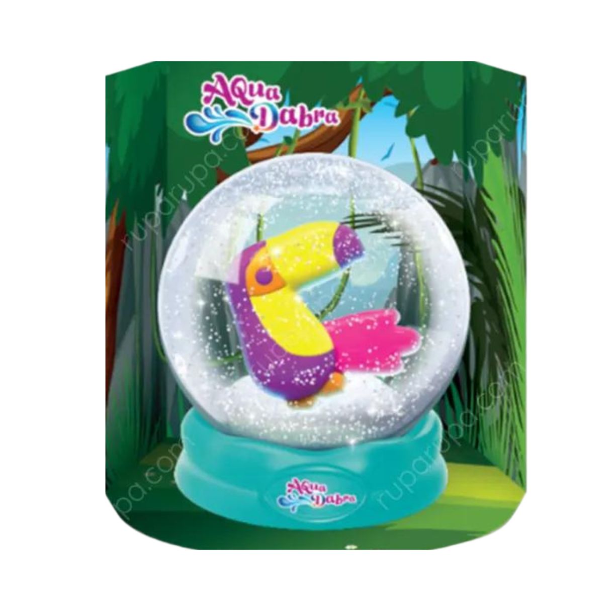 AquaDabra Tropical Birds Water Globe