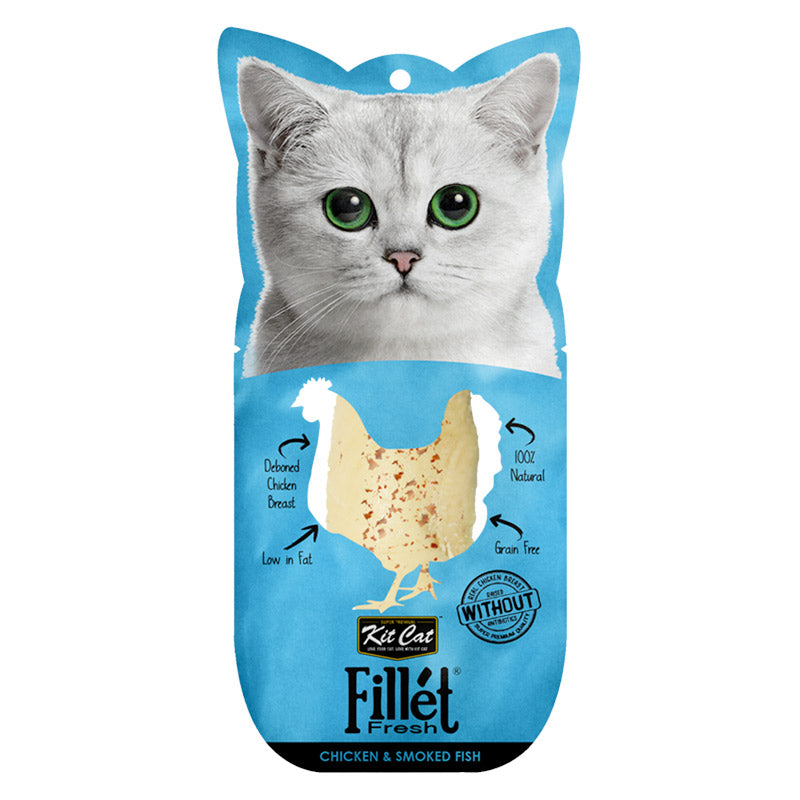 Kit Cat Fillet Fresh Chicken & Smoked Fish 15gm