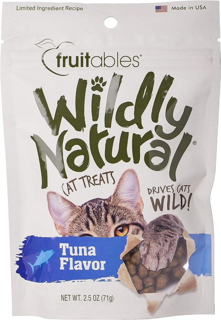 Fruitables Wildly Natural Grain Free Cat Treats Tuna Flavor 2.5oz / 71gm