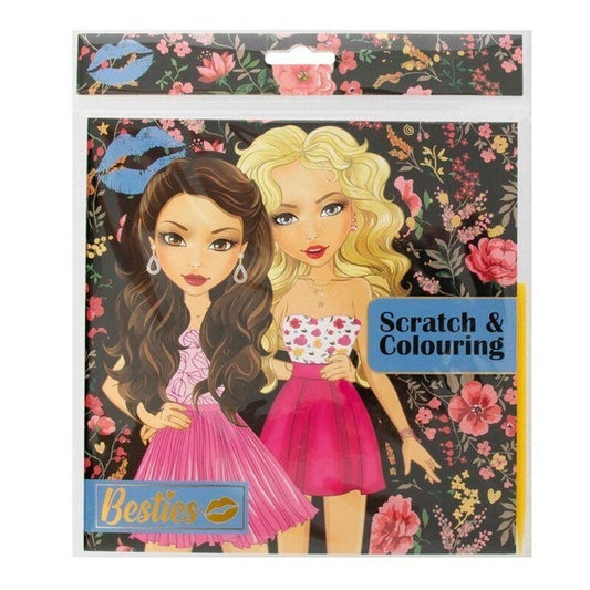 Besties Scratch & Colouring