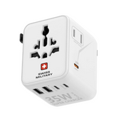Swiss Military 35W Travel Adaptor White With USB-C Cable 0.5m White (SM-TC-35W-GAN-MINI-CABLE-WHI)