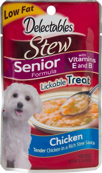 Hartz Delectables Stew Senior Chicken Lickable Dog Treat 60gm