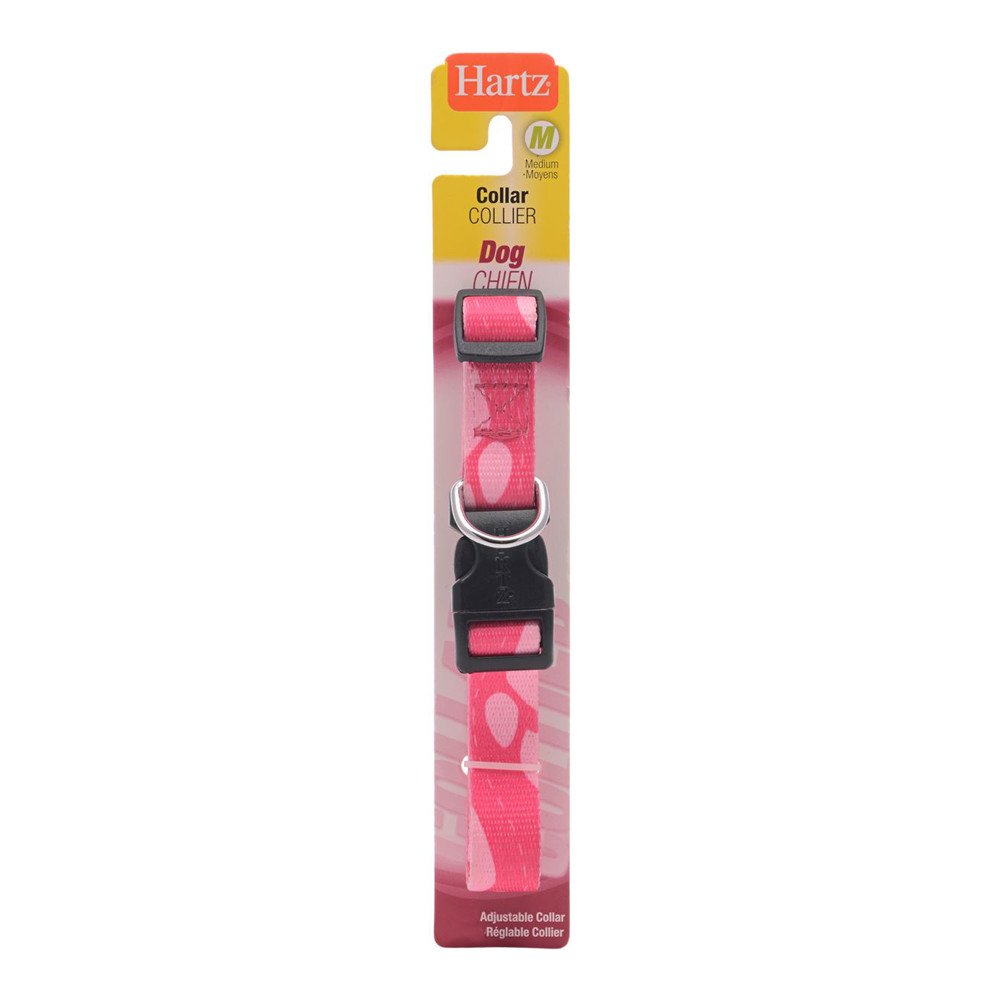 Hartz Adjustable Dog Collar Various Colours