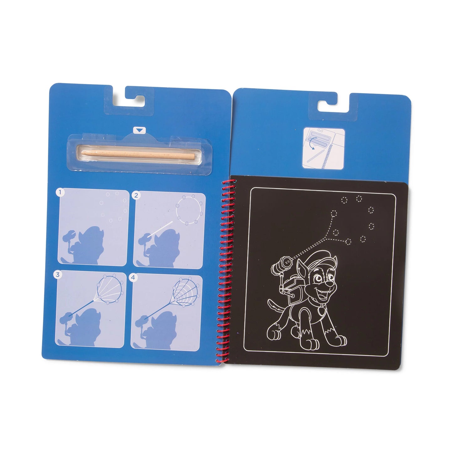 Melissa and Doug Paw Patrol Scratch Art Pad - Chase