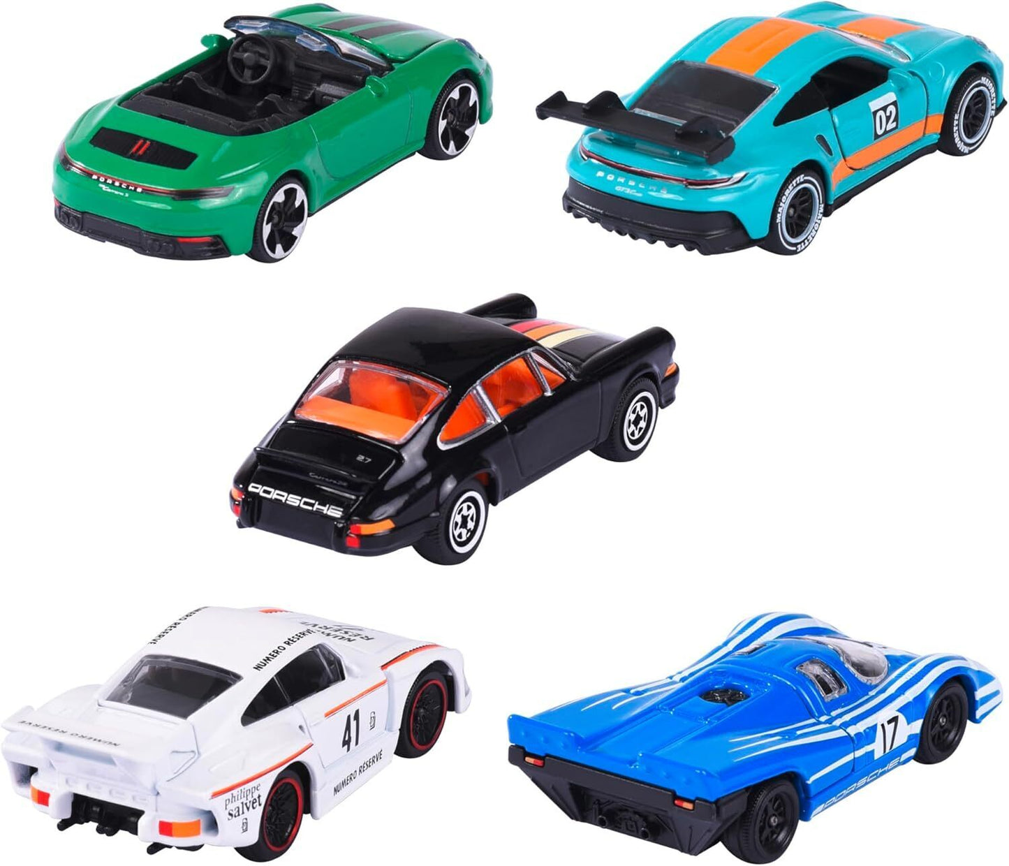 Majorette Porsche 5pc Gift Pack