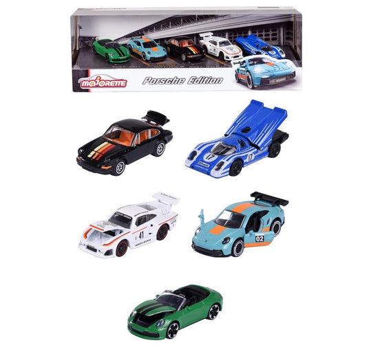 Majorette Porsche 5pc Gift Pack