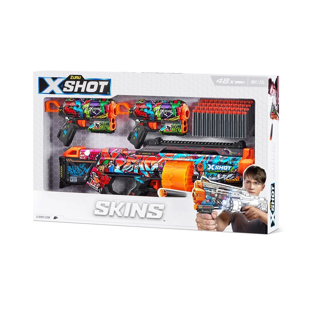 X-Shot - Skins Mix Combo Pack Last Stand And 2Pk Flux