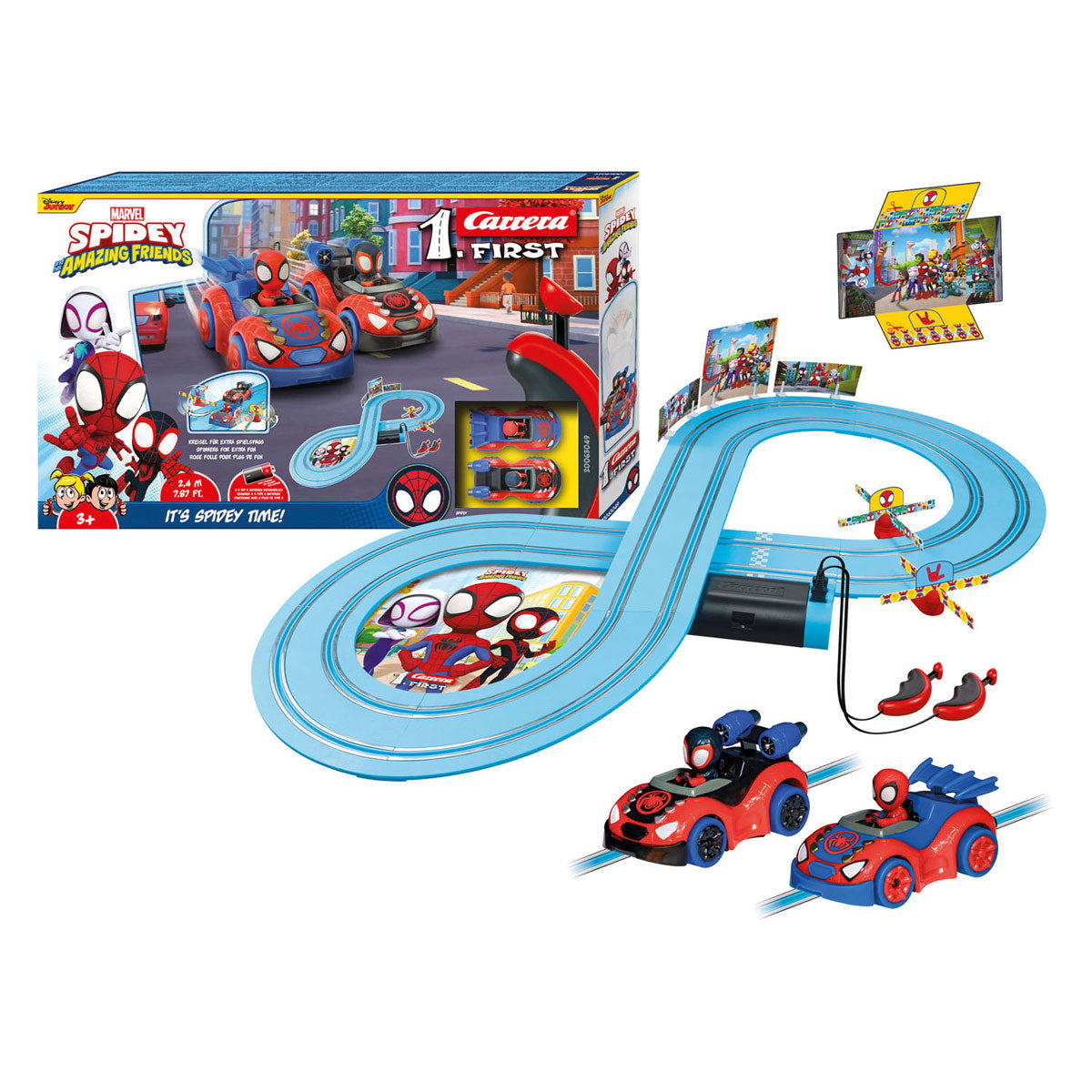 Carrera First Spidey Web Spinners Race Track 2.4M