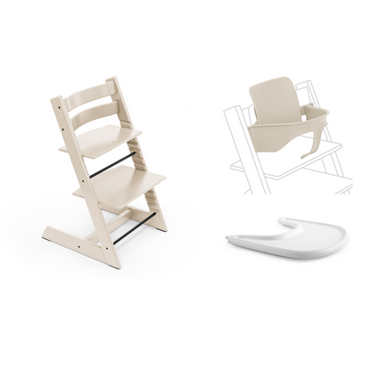Stokke Tripp Trapp Chair Babyset Tray Bundle