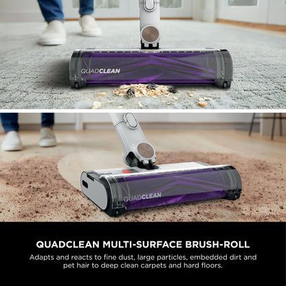 Shark Detect Clean & Empty Cordless Pet Vacuum Cleaner IW4611MET - White/Blue