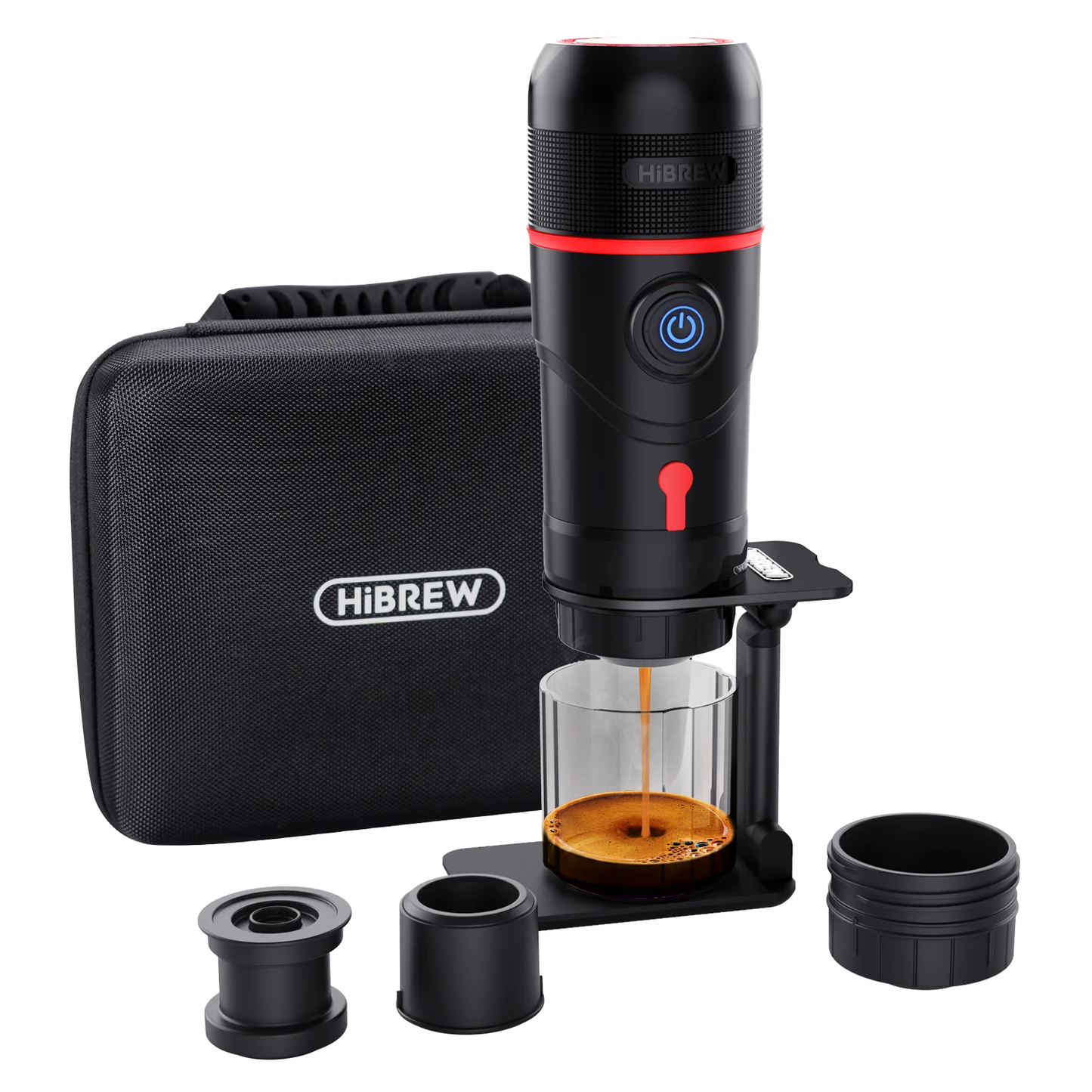 HiBrew - H4 Espresso Maker  Hot & Cold 3 and 1 Travel/Portable Coffee Machine