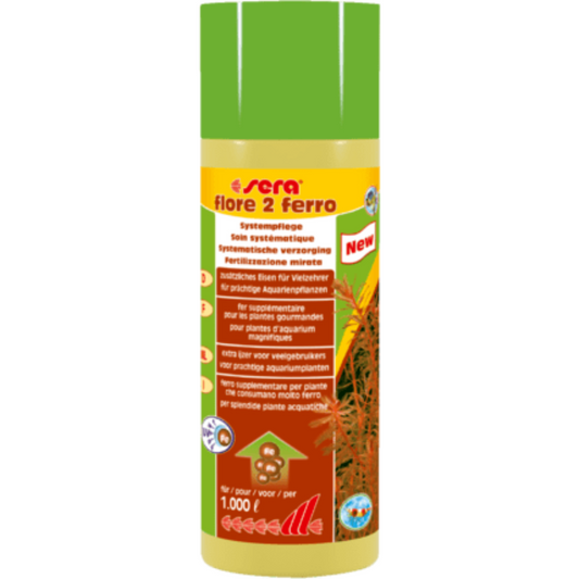 مكمل الحديد Sera Flore 2 Ferro Red &amp; Quick Growing Plants 8.45oz / 250ml