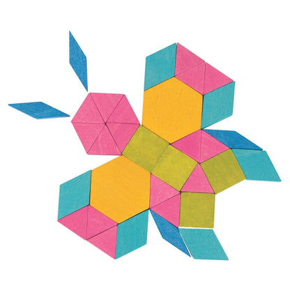 Lelin Wooden Mosaic Blocks 250pcs