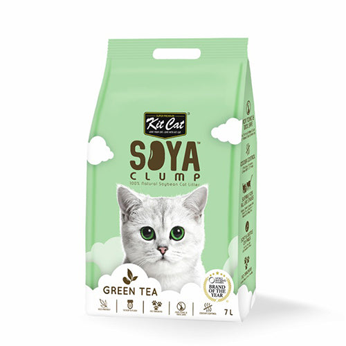 Kit Cat Soya Clump Soybean Litter Green Tea 7L