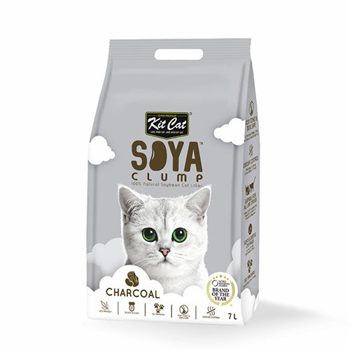 Kit Cat Soya Clump Soybean Litter Charcoal 7L