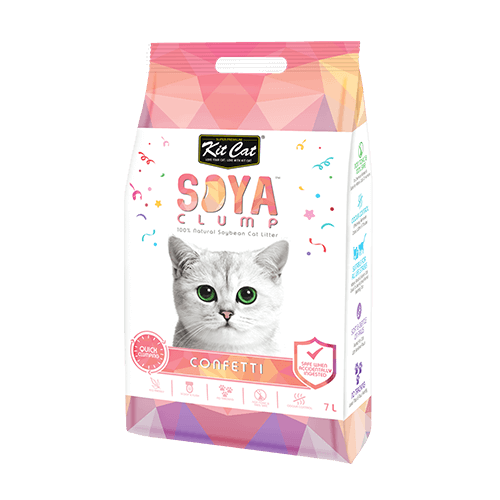 Kit Cat Soya Clump Soybean Litter Confetti 7L