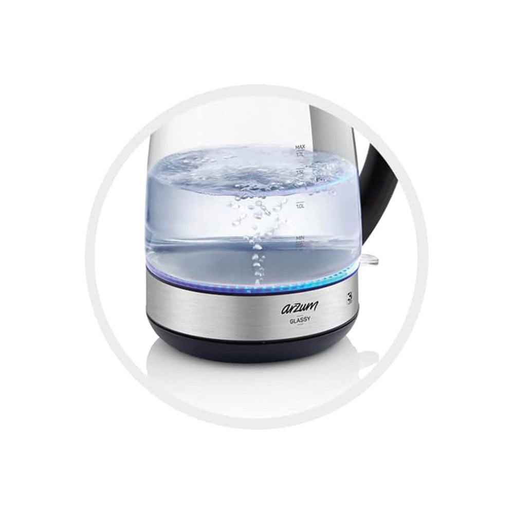 ARZUM Glassy Kettle 1.7L  -  AR3071
