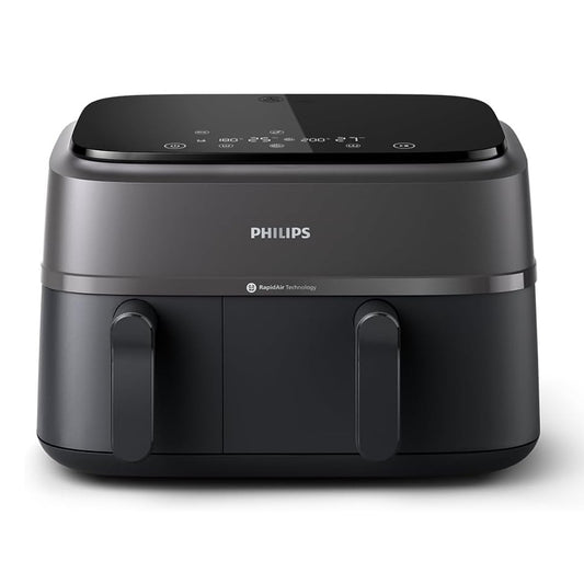 Philips Dual Basket AirFryer 3000 Series - Black