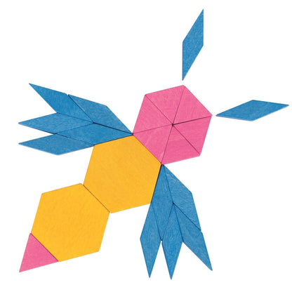 Lelin Wooden Mosaic Blocks 250pcs