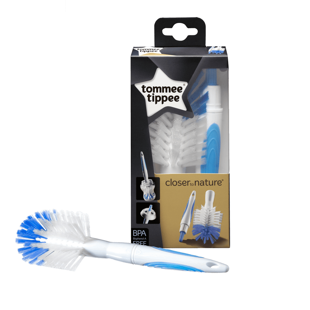 Tommee Tippee -  Closer to Nature Bottle Brush and Teat Brush Blue