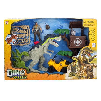 Dino Valley Mega Roar Treehouse Assault Play Set