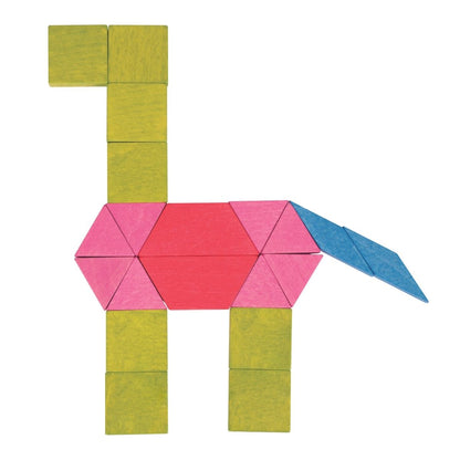 Lelin Wooden Mosaic Blocks 250pcs