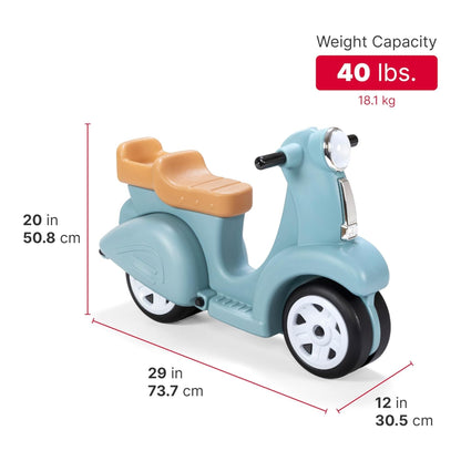 Step2 Kids Ride Along Scooter - Blue