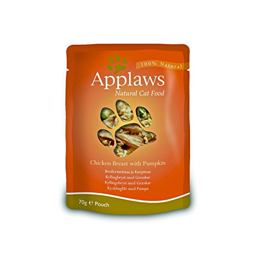 Applaws Cat Chicken with Pumpkin in Broth Wet Food Pouch 70gm