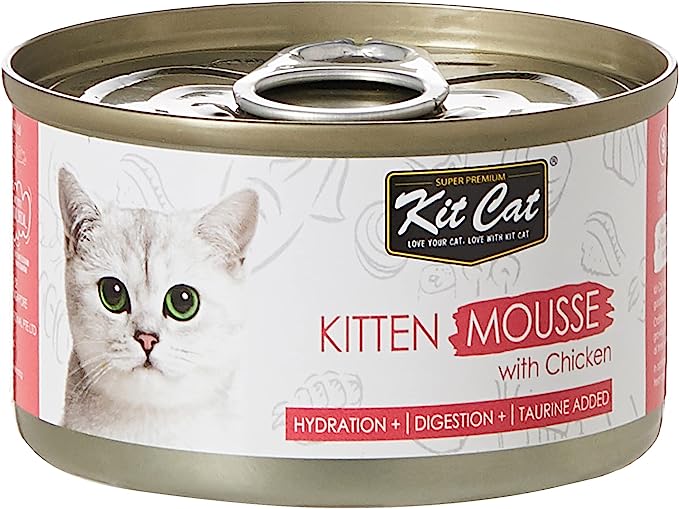 Kit Cat Kitten Mousse with Chicken 80gm