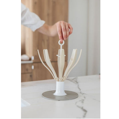 Beaba - Flower Foldable Draining Rack - Clay