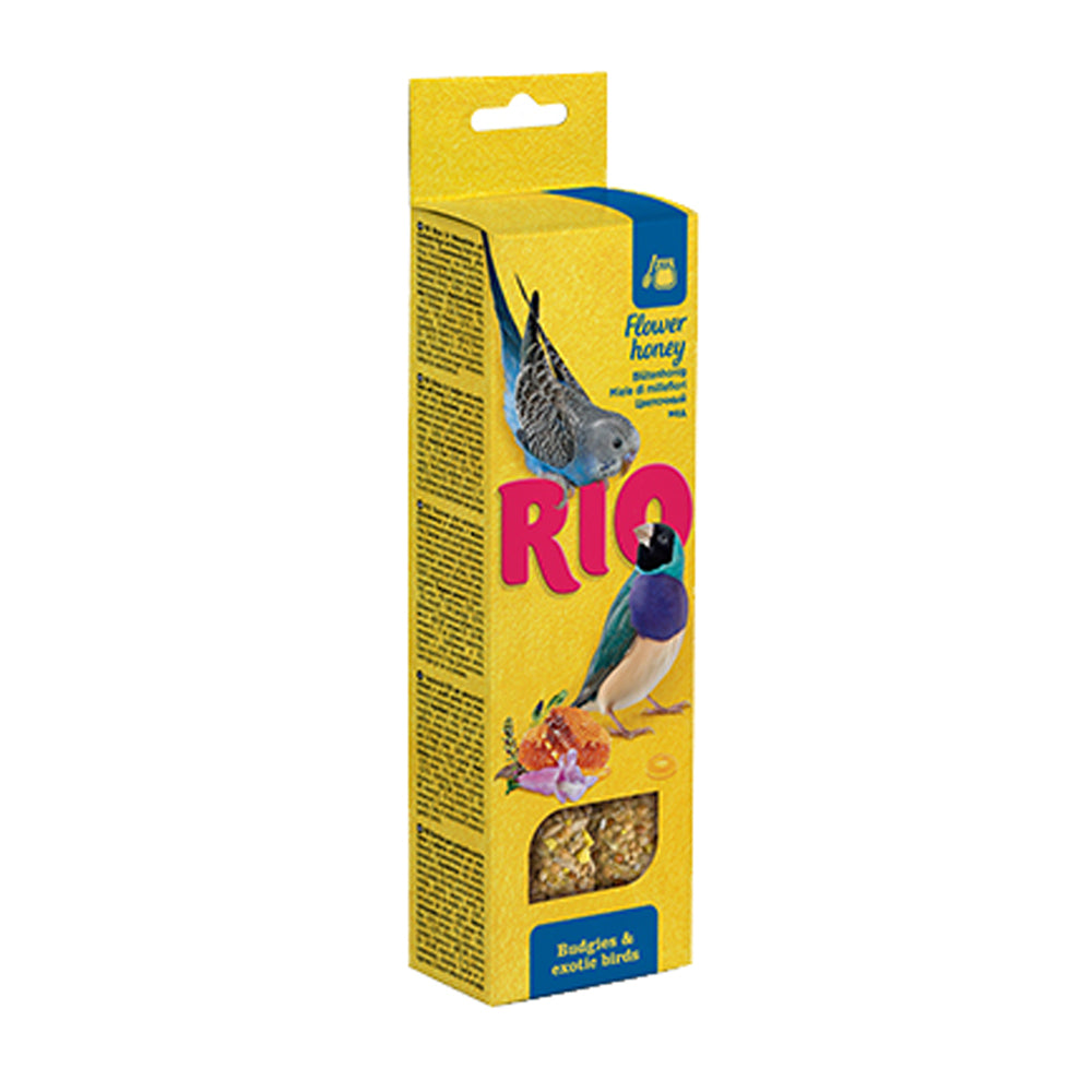 RIO Sticks for Budgies and Exotic Birds with Honey 2x40gm