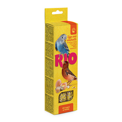 RIO Sticks for all Types of Birds with Eggs and Seashells 2x40gm