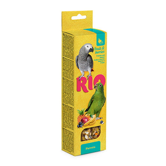 RIO Sticks for Parrots with fruit and Berries 2x90gm