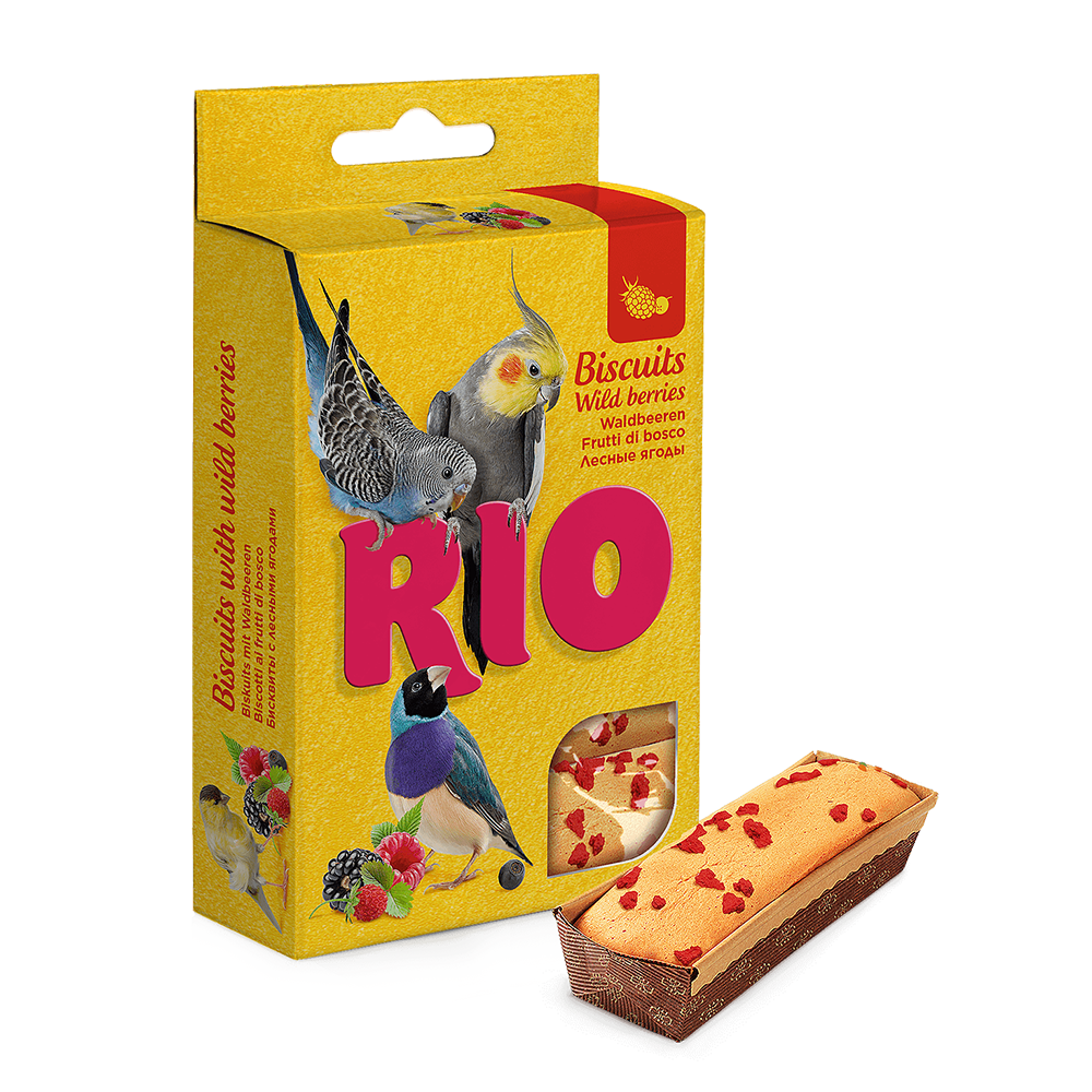 RIO Biscuits for all Birds with Wild Berries 5x7gm