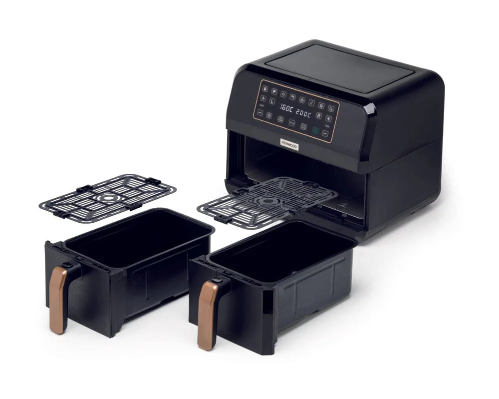 Kenwood Digital Twin Air Fryer 4L+4L HFP70.000BK